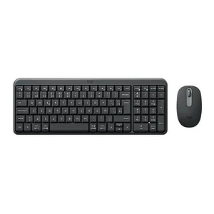 Kit Teclado y mouse Logitech MK250, 1000 DPI, Bluetooh low energy, Inalambrico, Grafito