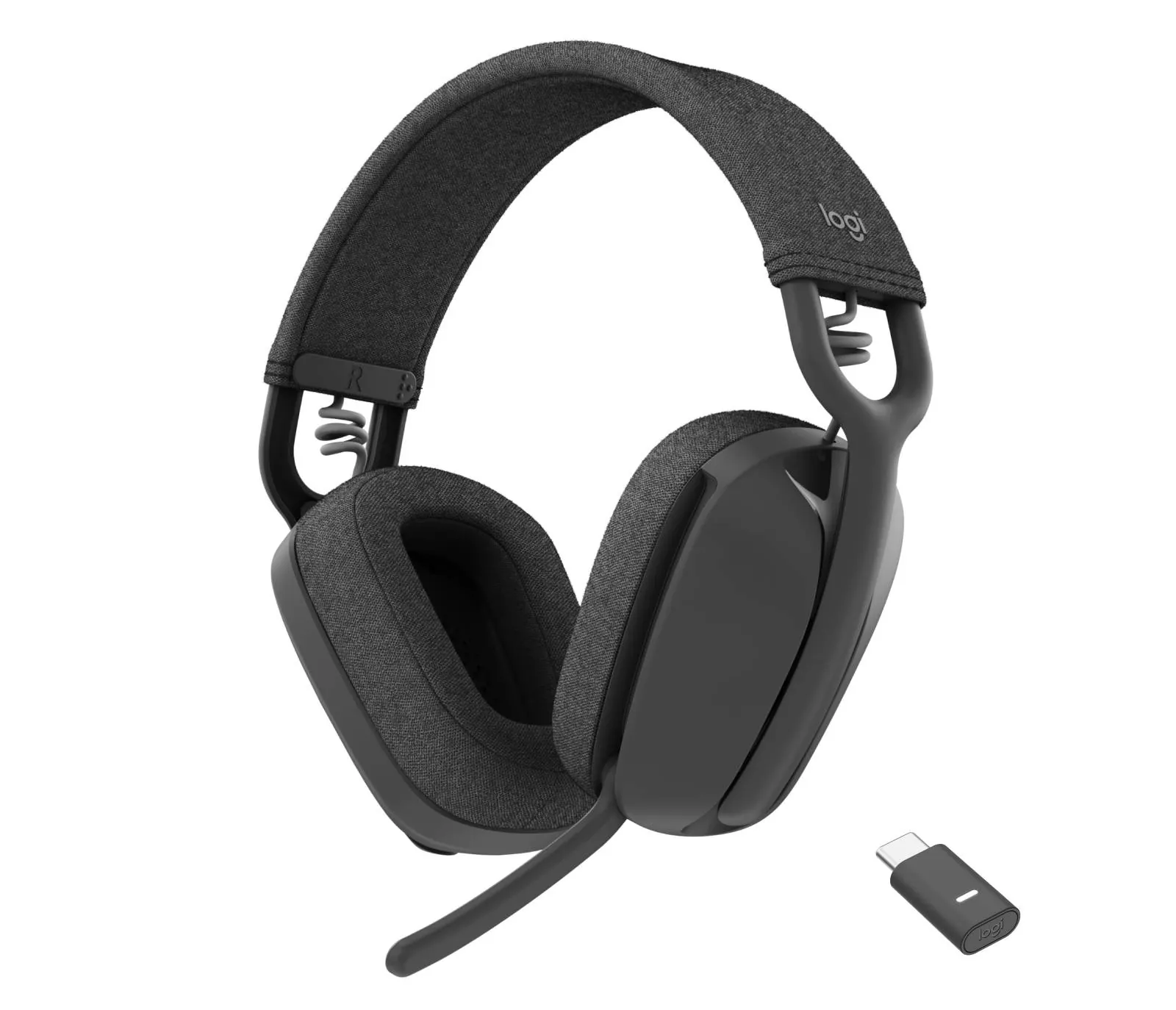 Audífonos Logitech Zone Vibe Wireless Bluetooth con Micrófono Noise Cancelling USB-C y USB-A 1