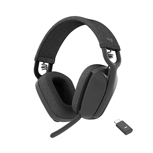 Audífonos Logitech Zone Vibe Wireless Bluetooth con Micrófono Noise Cancelling USB-C y USB-A