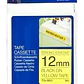 Cinta Laminada Brother TZE-S631, Fondo Amarillo con Texto Negro, 12mm, 8 Metros - Miniatura 2