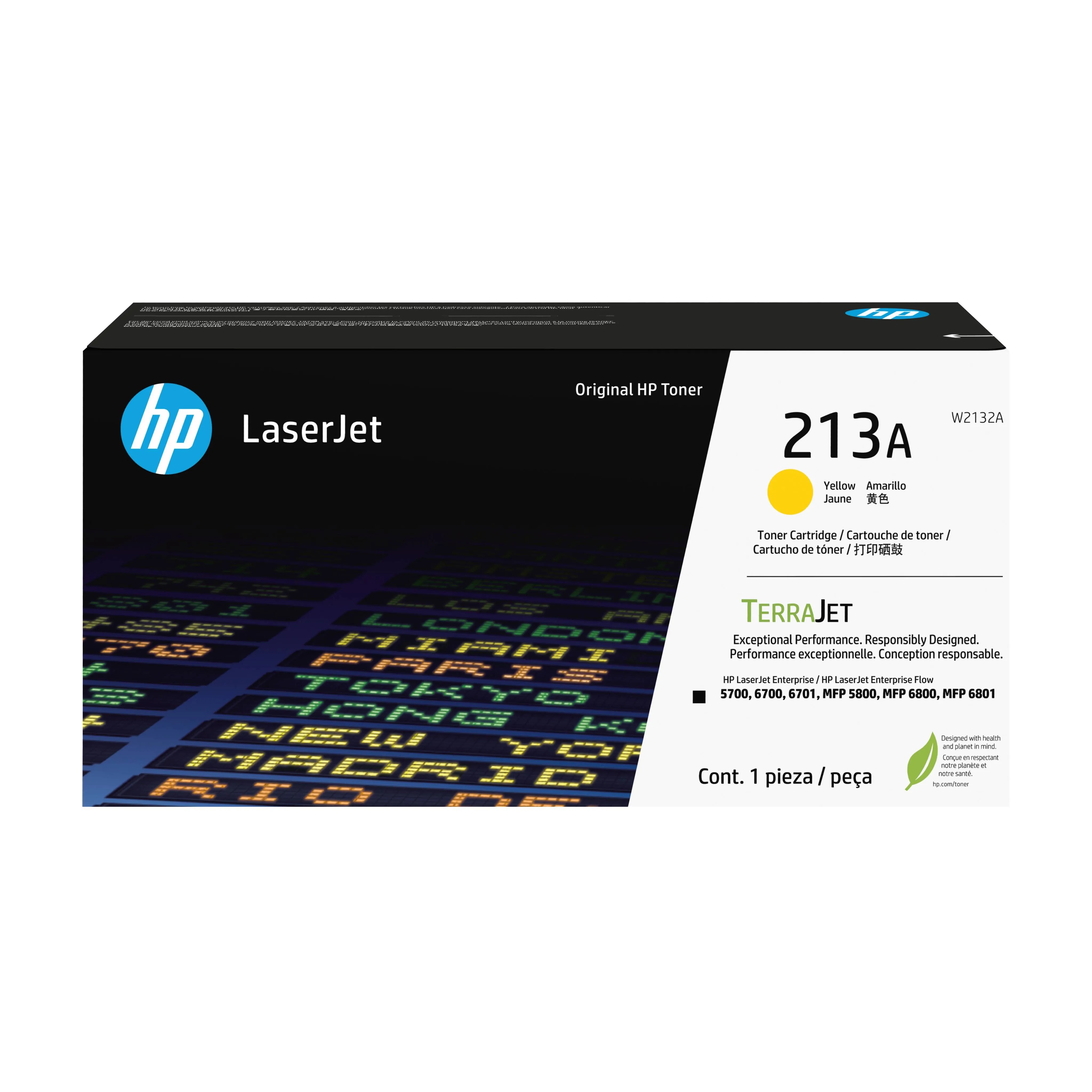 Cartucho de Toner HP 213A Yellow Original LaserJet Toner Cartridge, W2132A 1