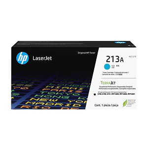 Cartucho de Toner HP 213A Cyan Original LaserJet Toner Cartridge, W2131A