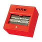 Botón de Salida y Rotura de Emergencia de Vidrio Hikvision DS-K7PEB - Miniatura 1