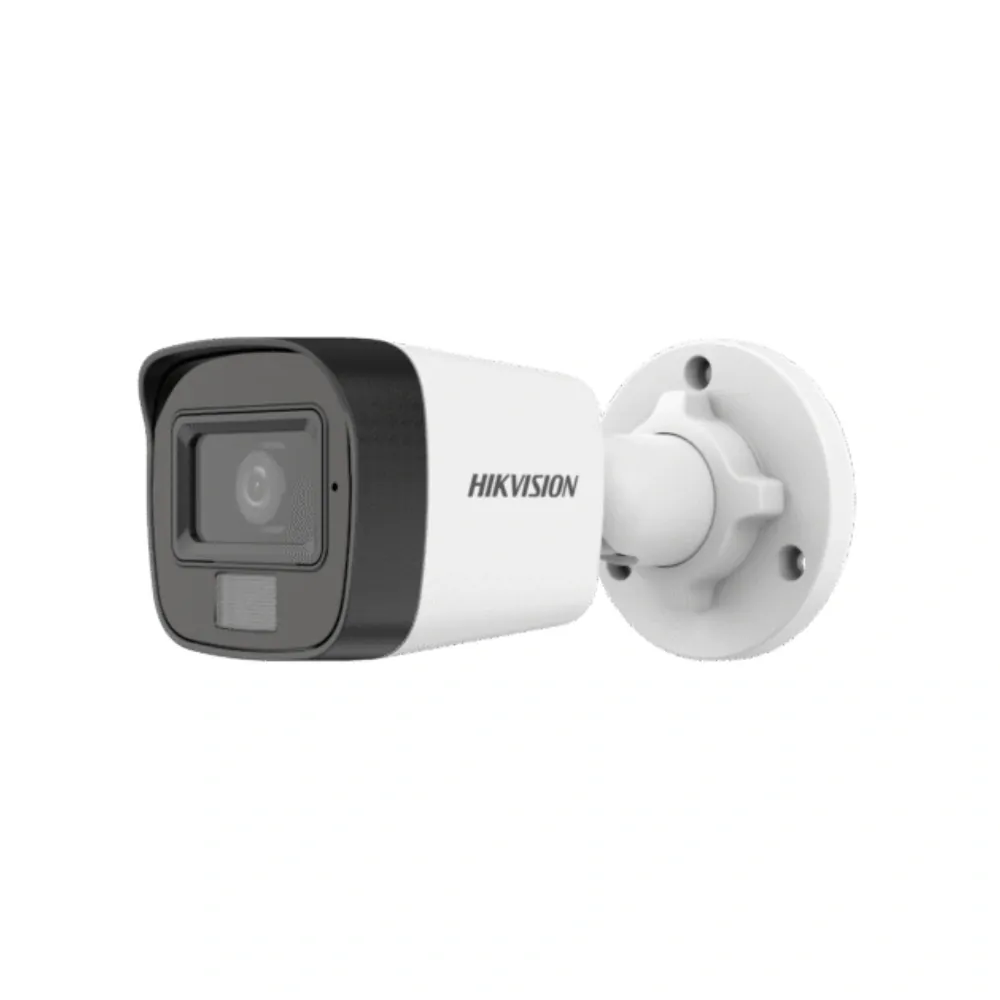 Cámara de Vigilanica bullet 2MP Hikvision DS-2CE16D0T-LPFS, IR 25m, luz 20m, IP67, micro 1