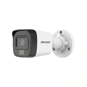 Cámara de Vigilanica bullet 2MP Hikvision DS-2CE16D0T-LPFS, IR 25m, luz 20m, IP67, micro