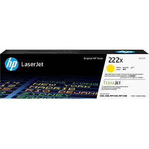 Cartucho de Tóner LaserJet HP 222X, 2500 Paginas, Amarillo 