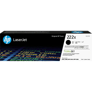 Cartucho de Tóner LaserJet HP 222X, 3200 Paginas, Negro