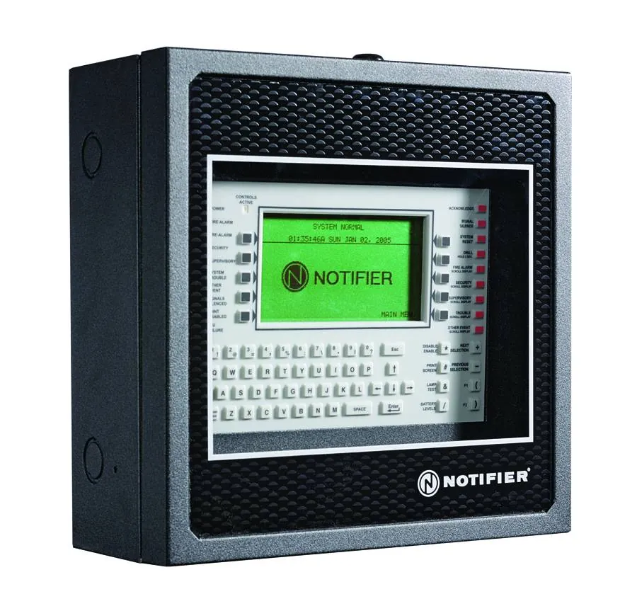 Anunciador de Red, LCD 640 caracteres, QWERTY, Notifier NCA-2-SP 1