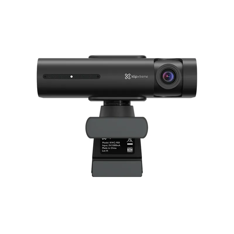 Cámara Web Klip Xtreme Spiegel, 4K 30FPS, 8.3MP, Tracking PTZ, Doble Micrófono, Negro 1