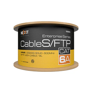 Cable Cat6A Enterprise F/UTP 4P 23AWG LSZH 305m Gris NEXXT 