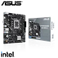 Placa Madre ASUS PRIME H610M-K, Socket LGA 1700,  2x DDR5, VGA, HDMI, M.2, 4xSATA, Micro-ATX - Miniatura 1
