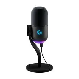 Micrófono Gamer Logitech G Yeti GX, RGB dinámico para gaming con LIGHTSYNC, Blue VO!CE 1