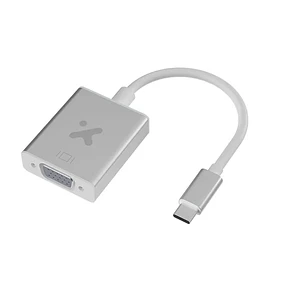 Adaptador de VIdeo USB Tipo-C macho a VGA hembra Xtech XTC-552