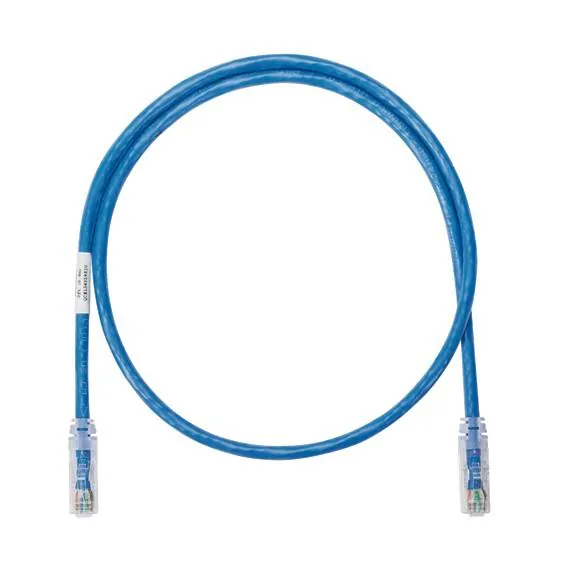 Panduit NetKey - Patch cable - RJ-45 (M) to RJ-45 (M) - 3.05 m - UTP - CAT 6 - stranded - blue 1