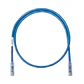 Panduit NetKey - Patch cable - RJ-45 (M) to RJ-45 (M) - 3.05 m - UTP - CAT 6 - stranded - blue - Miniatura 1