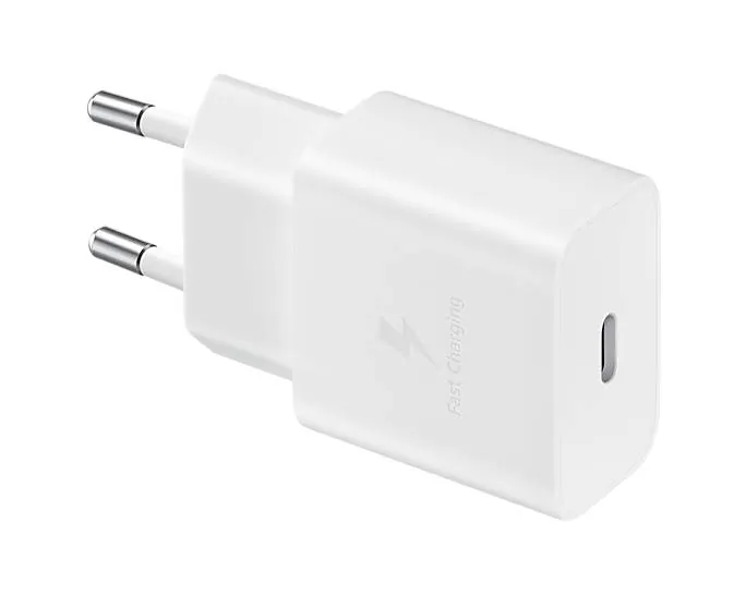 Cargador Original Samsung EP-T1510XWEGCH 15W - USB-C, carga rapida, blanco, compacto 1