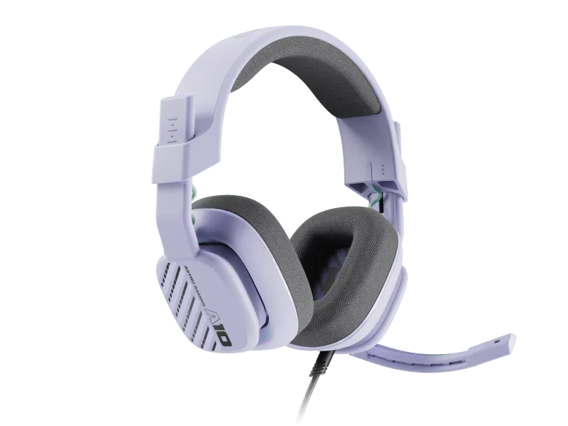 Audífonos Gamer Astro Gaming A10, Over-Ear, con Cable, Construcción Resistente, Edición PC, Lilac 1