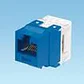 Panduit NetKey Punchdown Jack Module - Modular insert - RJ-45 - blue - Miniatura 1