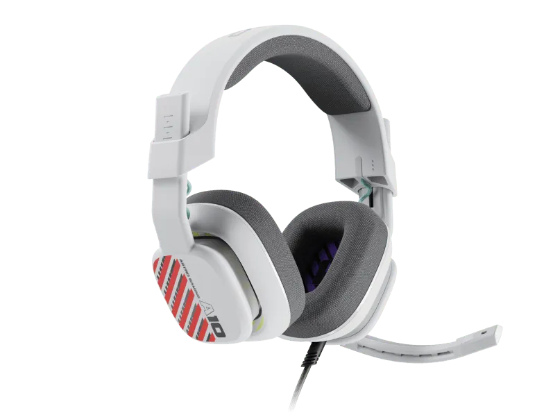 Audífonos Gamer Logitech Astro A10 2º Generación, Over-Ear, Compatible con PC y Consolas, White 1