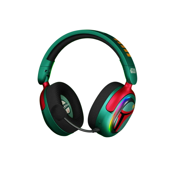 Audífonos Gamer inalámbricos Primus Arcus 380BT PBH-S380BF, con Micrófono, RGB, Boba Fett 1