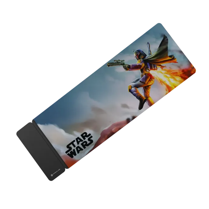 Mousepad con Base de Carga Inalámbrica Primus Arena Pro Star Wars Limited Edition, Boba Fett  1