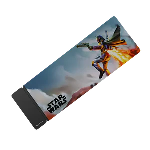 Mousepad con Base de Carga Inalámbrica Primus Arena Pro Star Wars Limited Edition, Boba Fett 