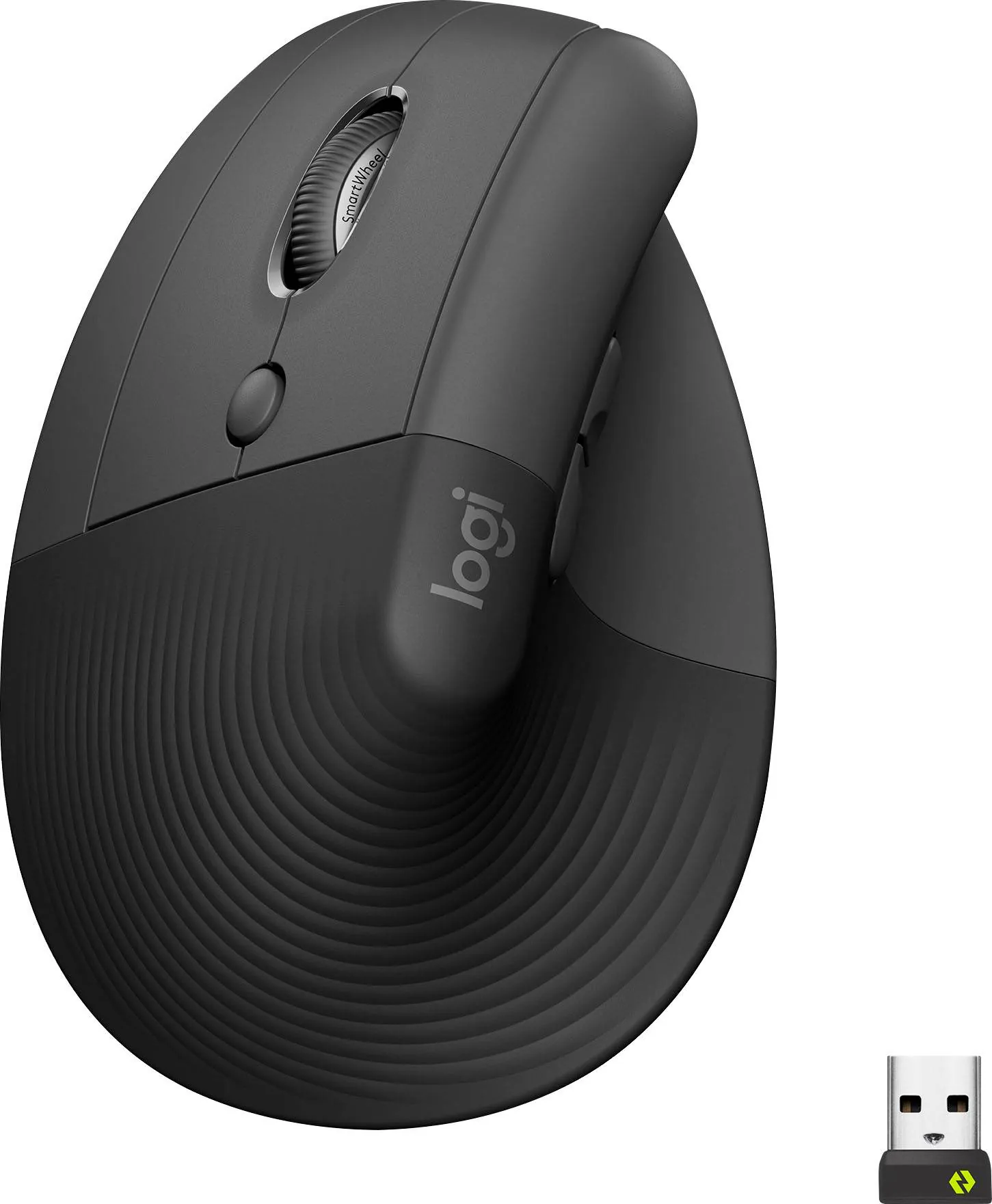 Mouse Ergonómico Logitech Lift, 6 Botones, 4000DPI, Bluetooth, Zurdo, Graphite/Black 1