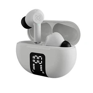 Audífonos Inalámbricos Klip Xtreme EdgeBuds, TWS, Bluetooth 5.4, Blanco