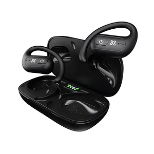 Audífonos Inalámbricos Klip Extreme OpenBuds, True Wireless, ENC, Bluetooth 5.3, Negro