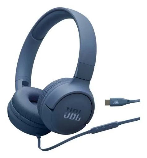 Auriculares JBL Tune 520 con diadema – sonido claro y uso prolongado sin cables (Azul) 1