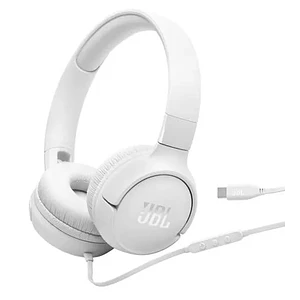 Auriculares JBL Tune 520 con diadema – sonido claro y uso prolongado sin cables (Blanco)