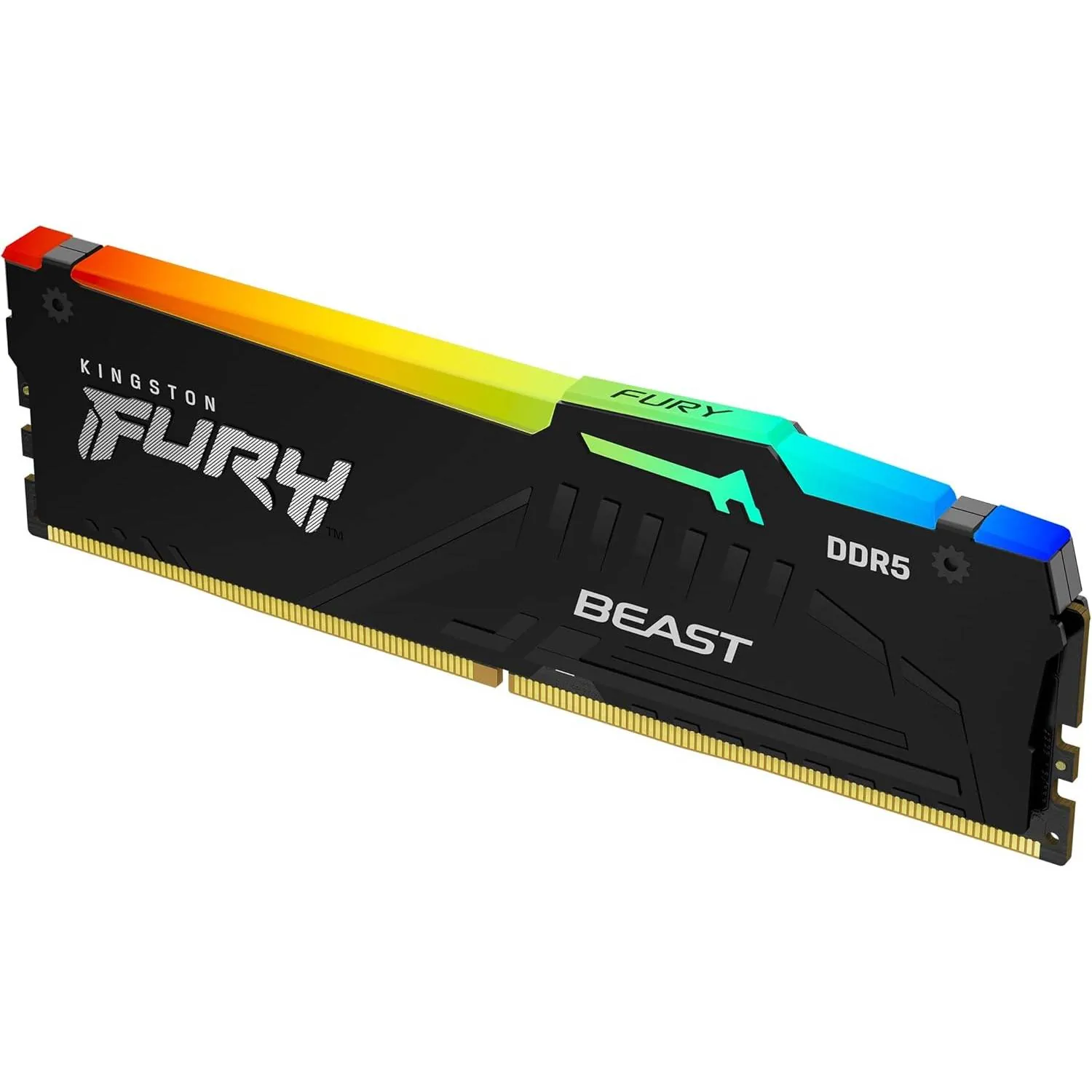 Memoria RAM Kingston FURY Beast RGB, 32GB DDR5, 6400 MT/s, CL32, DIMM 1