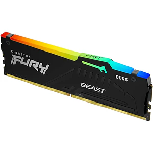 Memoria RAM Kingston FURY Beast RGB, 32GB DDR5, 6400 MT/s, CL32, DIMM