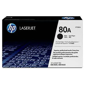 Cartucho de Tóner Original HP 80A Negro LaserJet 