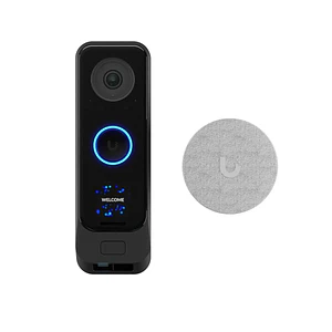 Kit timbre UBIQUITI UVC-G4 DOORBELL PRO POE con doble cámara y PoE chime