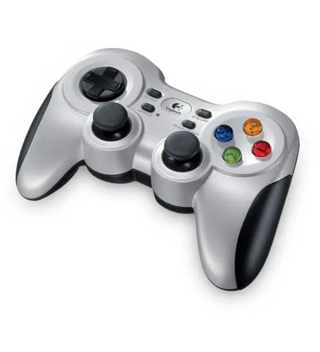 Joystick Control Logitech F710 - Inalámbrico - Para PC, vibración, Recubrimiento de goma  1