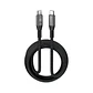 Cable USB-C Klip Xtreme KAC-750 3m negro – carga rápida 240W PD 3.1 trenzado y resistente - Miniatura 1
