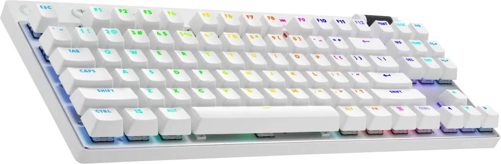 Teclado Mecánico Inalámbrico Logitech PRO X TKL LIGHTSPEED, Switch GX Brown, Inglés, White 1
