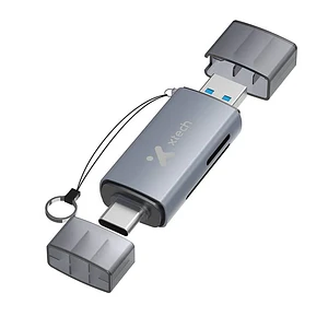 Lector de Tarjetas Xtech XTC-581, SD, MicroSD, Conexión USB 3.0, USB-C