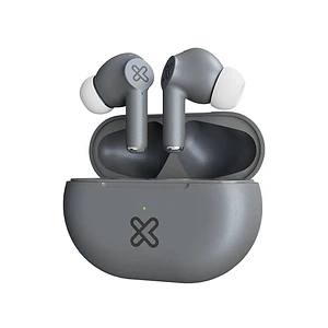 Audífonos Inalámbricos Klip Xtreme Buds-Fi, True Wireless, ENC, Bluetooth 5.4, Gris