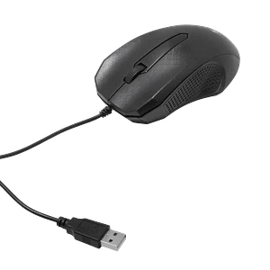 Mouse USB-AM Cableado-125cm Negro Raton Optico
