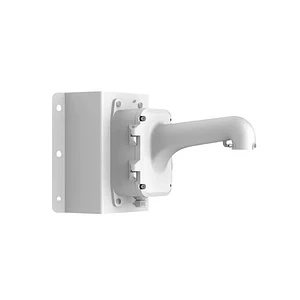 Soporte de montajke Hikvision DS-1604ZJ, Montaje en esquina, Caja de conexion integrada, Speed dome