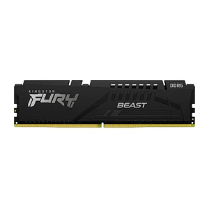 Memoria RAM Kingston Fury Beast Black, 32GB DDR5, 6400 MT/s, CL32, AMD EXPO 