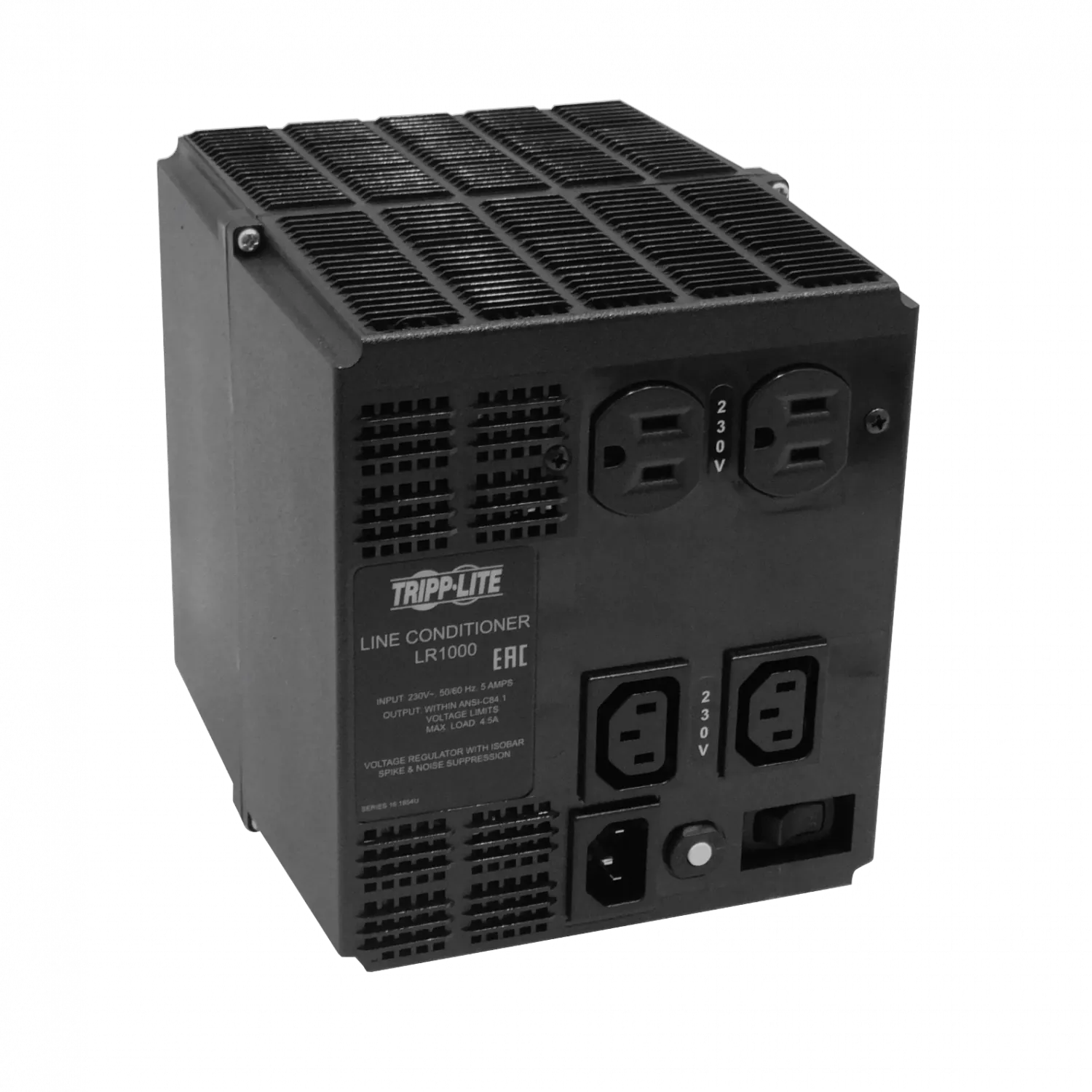 TRIPPLITE 1000W Regulador de Tension 4-Out C13 174-280VAC Voltaje 1