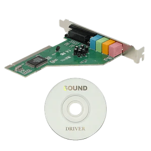 Tarjeta de Sonido PCI 4.1 c/ DB15 y 3.5mm - Chip 8738