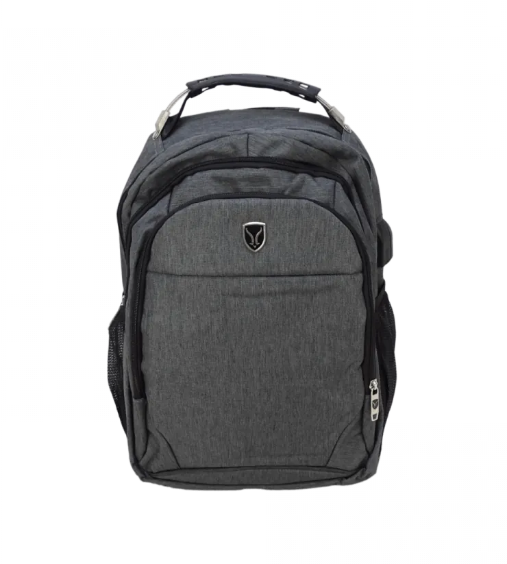 Mochila Gris Notebook 16-pulg 31x40cm Inc-USB/Plug 3,5mm 1