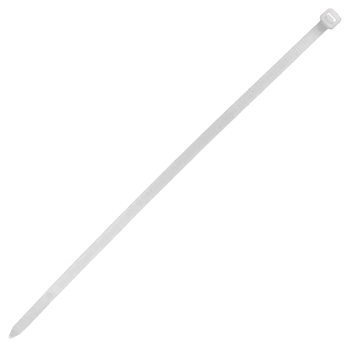 50-un 200x4,8mm Blanca Amarra Plastica Nylon 4.8x200mm 1