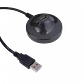 Base y Extension Cable USB2.0 130cm A-M A-H 1,3mt Negro - Miniatura 1