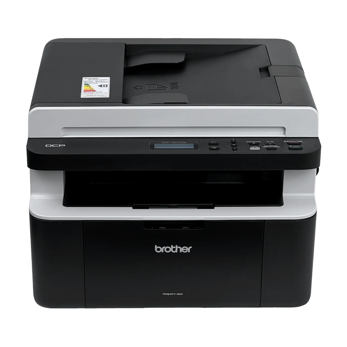 Impresora Multifuncional Brother DCP-1617NW Láser Monocromática con Wi-Fi y Ethernet 1