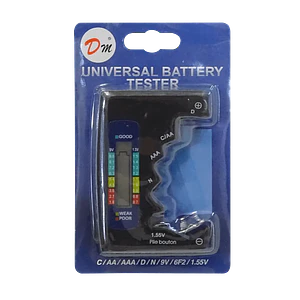 Probador de Pilas AA AAA C D N Pile bouton 0,7-9V Display Digital